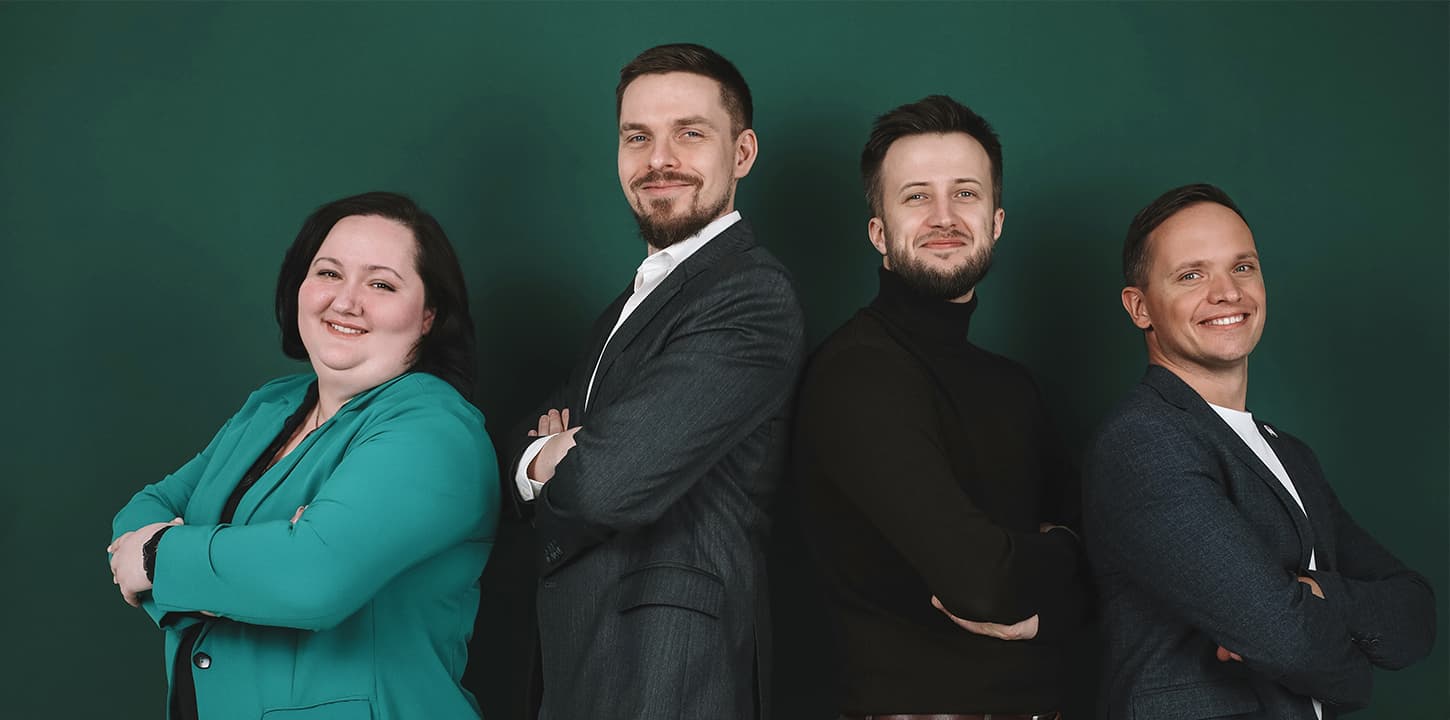 Команда LEGIO на первом экране страницы о коллегии